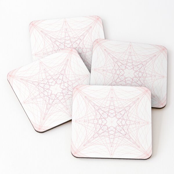 Item preview, Rectangular Pattern #6 Morph C [12996-Pinks-WB] designed and sold by LottMultimedia.