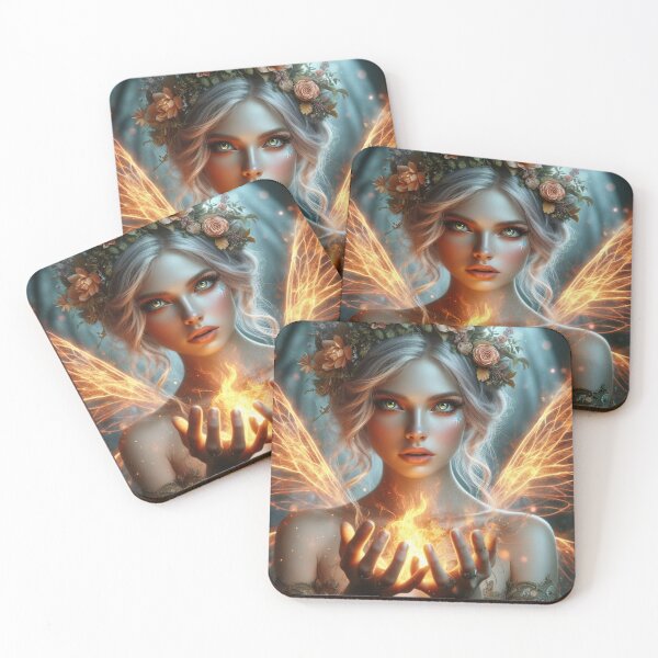 Item preview, "Between Wings and Fire: The Elemental Fairy" designed and sold by FreedomFrames.
