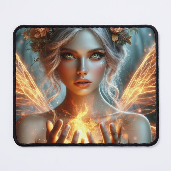 Item preview, "Between Wings and Fire: The Elemental Fairy" designed and sold by FreedomFrames.