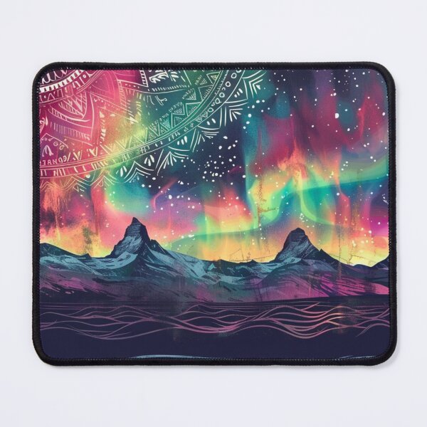Item preview, Celestial Dream - Northern Lights Mandala designed and sold by CleverboyDsgns.