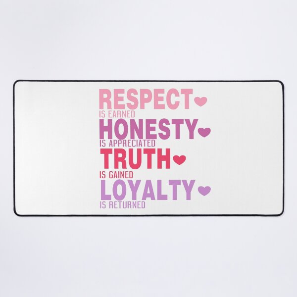 Item preview, Respect is earned honesty is appreciated designed and sold by Josie37.