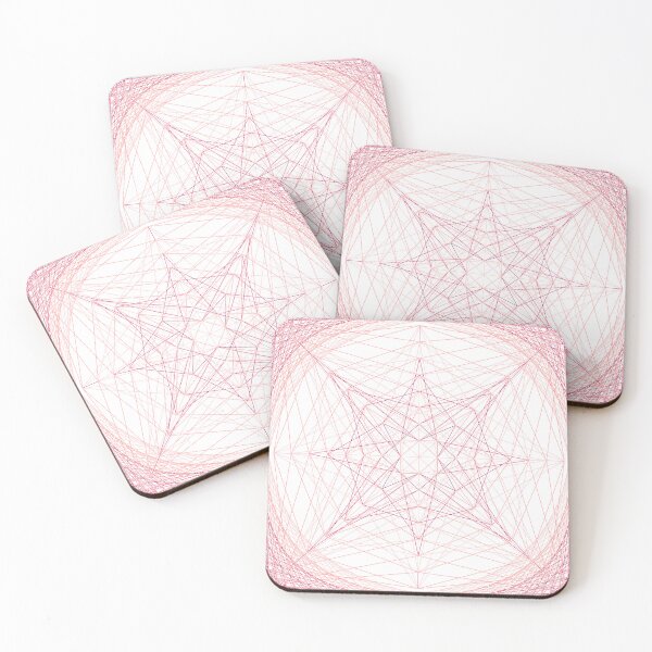 Item preview, Rectangular Pattern #6 Morph C [13096-Pinks-WB] designed and sold by LottMultimedia.