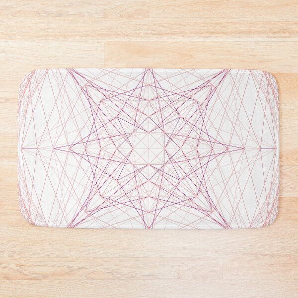 Item preview, Rectangular Pattern #6 Morph C [13096-Pinks-WB] designed and sold by LottMultimedia.