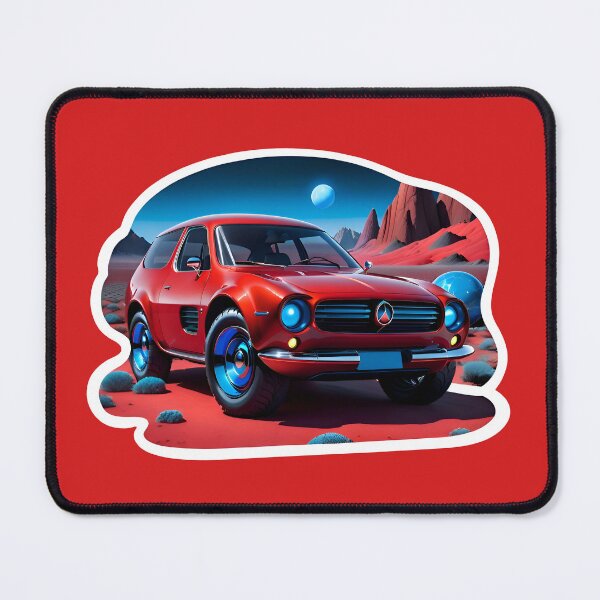 Item preview, Cool Vintage Style Electric Car On A Alien Planet designed and sold by TheArtOfPat.