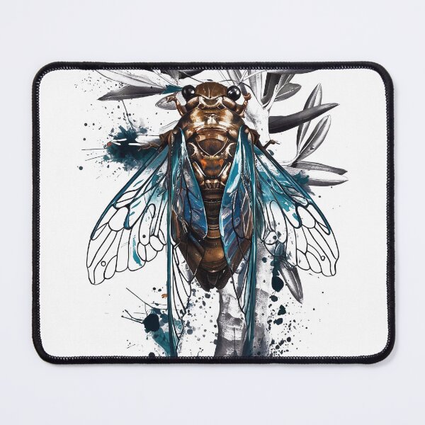 Item preview, Cicada on an olive tree designed and sold by Tajdi.