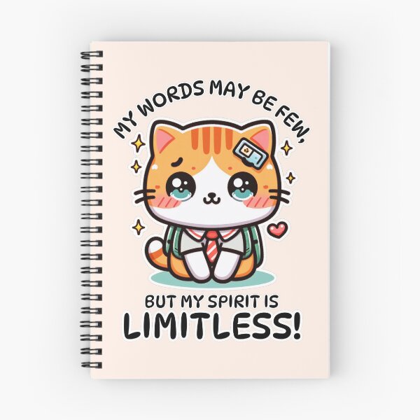 Item preview, Apraxia, Kawaii Mute Cat Design designed and sold by AryaSubramanian.