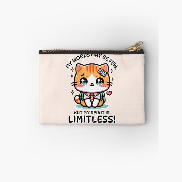 Item preview, Apraxia, Kawaii Mute Cat Design designed and sold by AryaSubramanian.