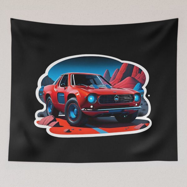 Item preview, Cool Vintage Style Electric Car On A Alien Planet designed and sold by TheArtOfPat.