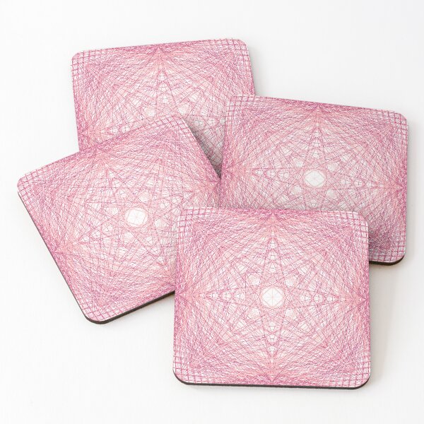 Item preview, Rectangular Pattern #6 Morph C [13496-Pinks-WB] designed and sold by LottMultimedia.