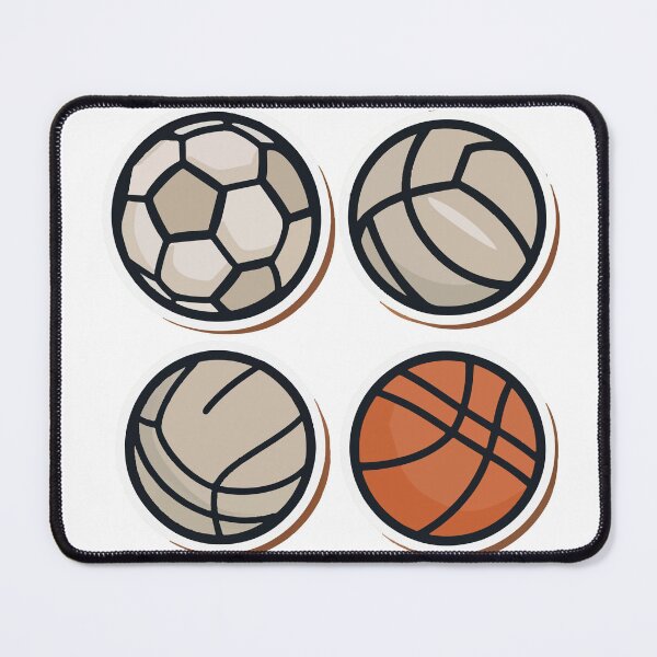 Item preview, Minimalist Sports Balls Icon Set designed and sold by NiftyWrx.