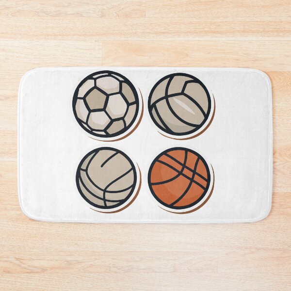 Item preview, Minimalist Sports Balls Icon Set designed and sold by NiftyWrx.