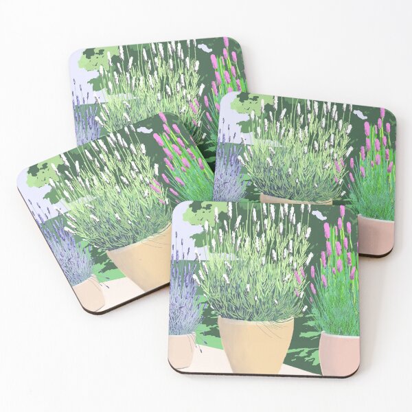 Item preview, lavender corner digital painting for charity designed and sold by JayTCee.