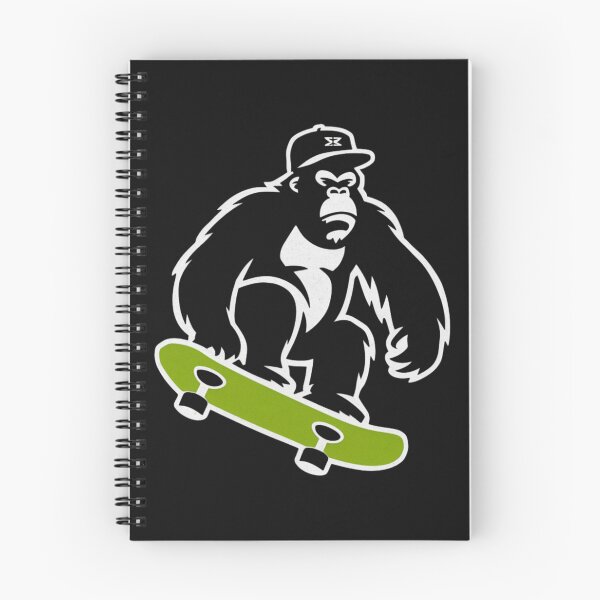 Item preview, Vector silhouette gorilla on a skateboard  designed and sold by Flexybk2.