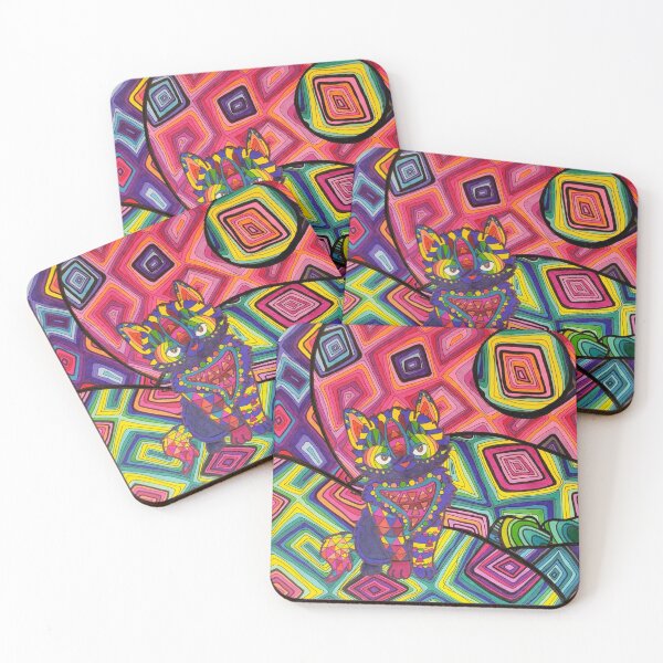 Item preview, Trippy Cat Landscape designed and sold by Sarah Kurdila.