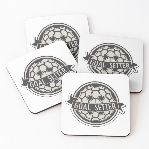 Item preview, Goal Setter Soccer Ball Monochrome Sticker designed and sold by NiftyWrx.