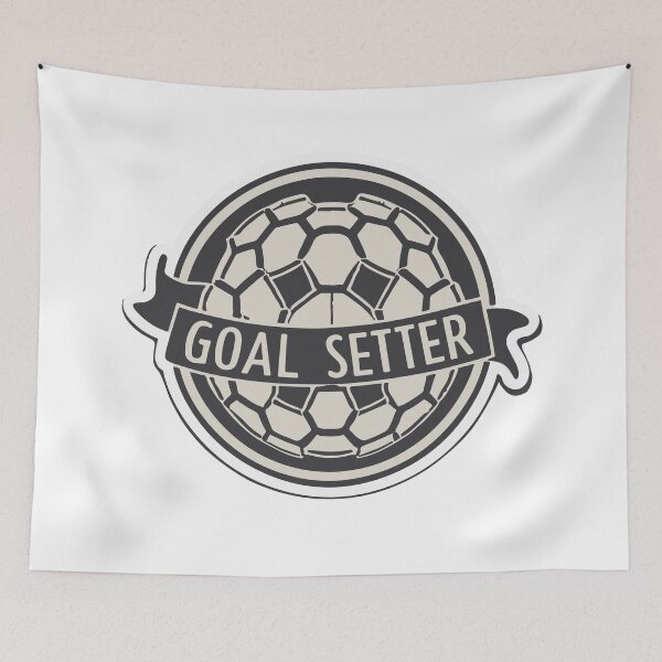 Item preview, Goal Setter Soccer Ball Monochrome Sticker designed and sold by NiftyWrx.