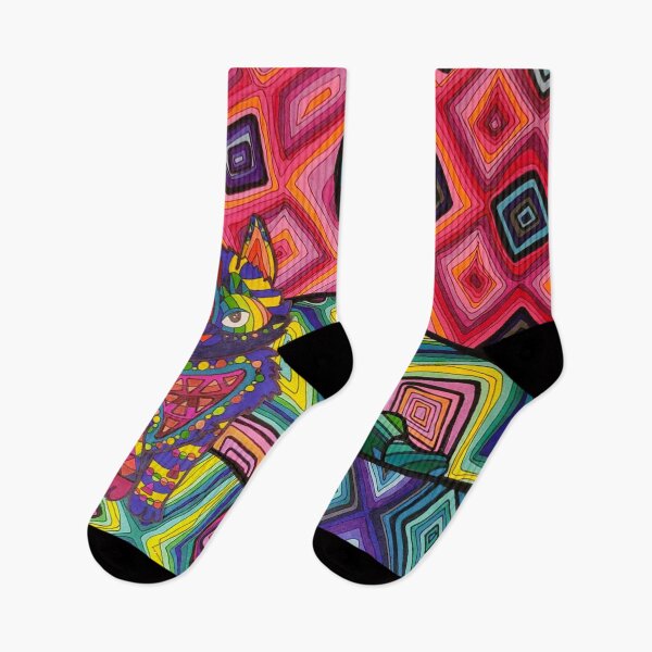 Item preview, Trippy Cat Landscape designed and sold by Sarah Kurdila.