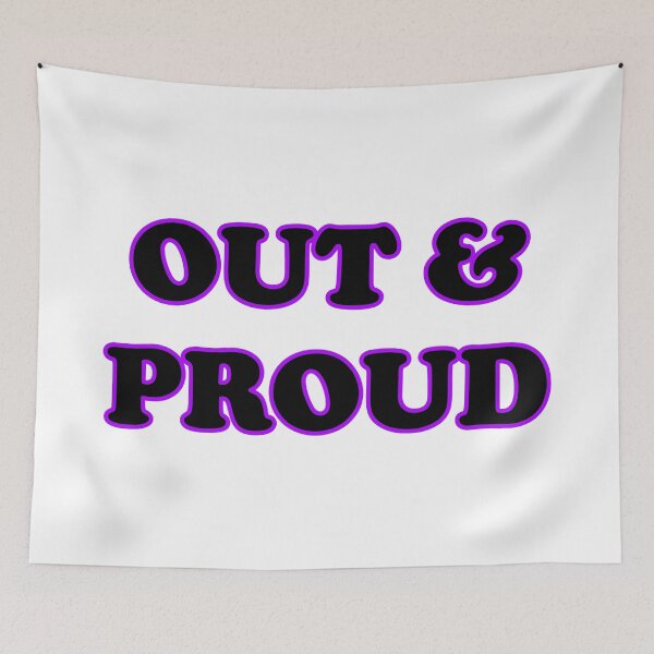 Item preview, Out and proud - coming out designed and sold by Inspirationmotivation.