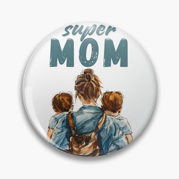 Item preview, Super mom designed and sold by GediaPrints.