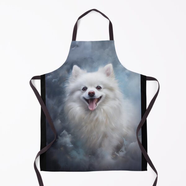 Item preview, White pomeranian dog designed and sold by PetsArt.