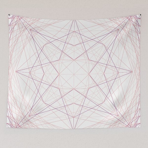 Item preview, Rectangular Pattern #6 Morph C [16178-Pinks-WB] designed and sold by LottMultimedia.
