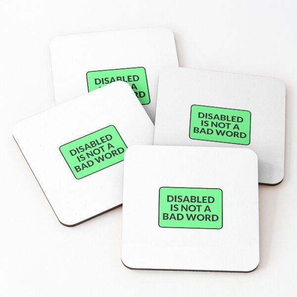 Item preview, Disabled Is Not A Bad Word disability pride designed and sold by Inspirationmotivation.