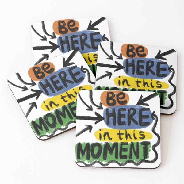 Item preview, Be Here in this Moment Typography designed and sold by louweasely.
