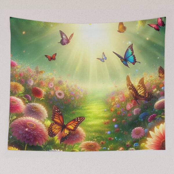 Item preview, Sunbeam Paradise: A Luminous Floral Wonderland Emerges designed and sold by ArtComixHaven.