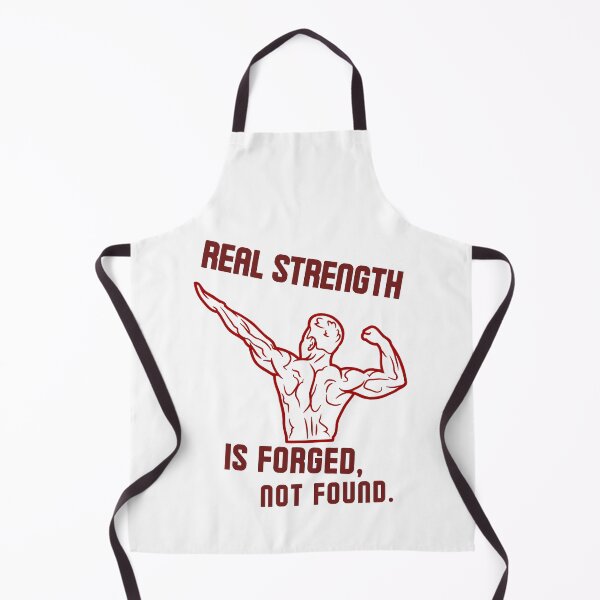 Item preview, Real strength is forged, not found. - strong back red designed and sold by Weknes.