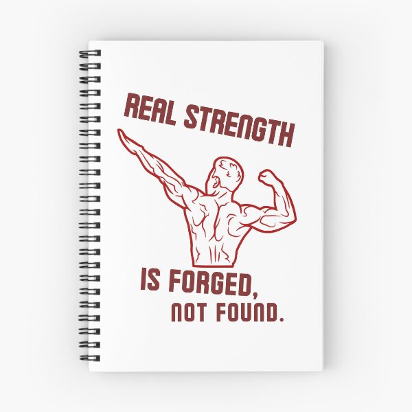 Item preview, Real strength is forged, not found. -  strong back red designed and sold by Weknes.