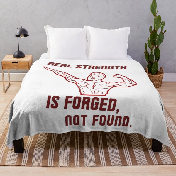 Item preview, Real strength is forged, not found. -  strong back red designed and sold by Weknes.