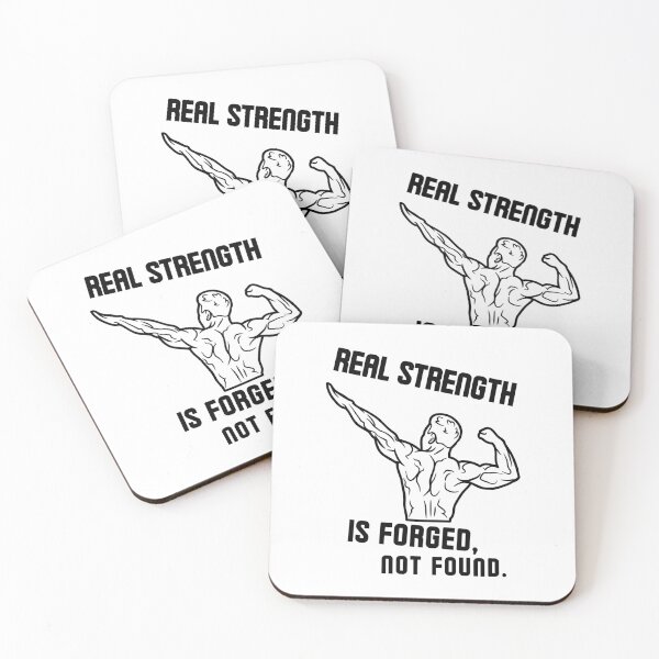 Item preview, Real strength is forged, not found. -  strong back designed and sold by Weknes.