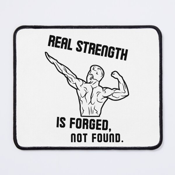 Item preview, Real strength is forged, not found. - strong back designed and sold by Weknes.