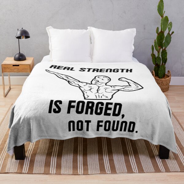 Item preview, Real strength is forged, not found. -  strong back designed and sold by Weknes.