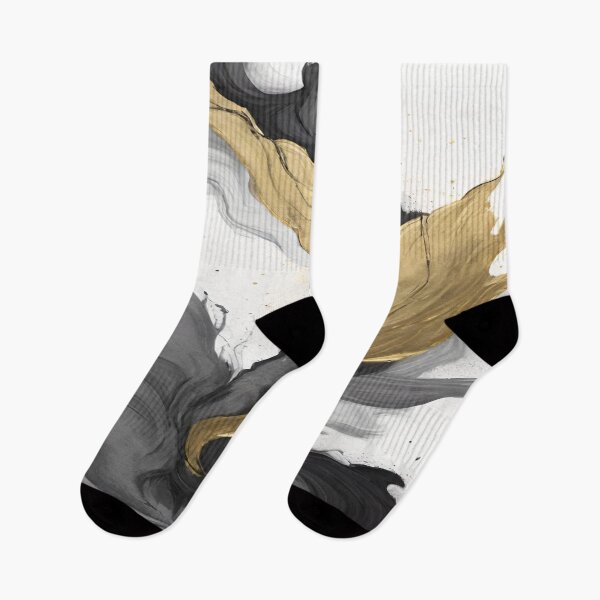 Item preview, Gold White and Black Abstract designed and sold by I-A-Troy.