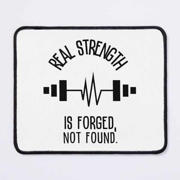 Item preview, Real strength is forged, not found. - barbell of life designed and sold by Weknes.