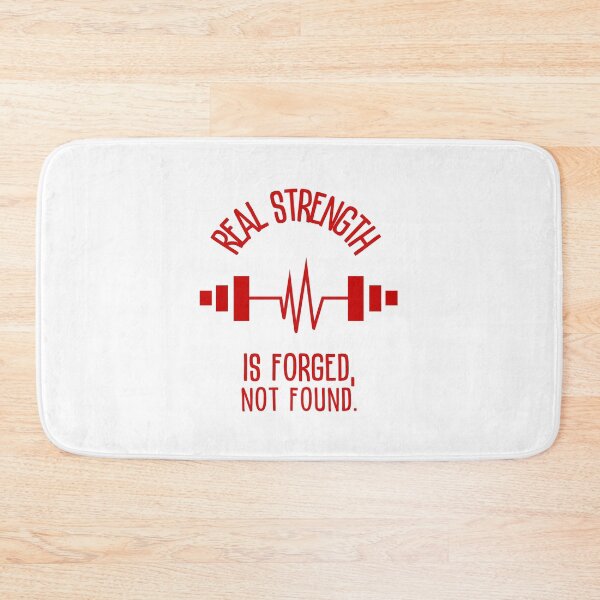 Item preview, Real strength is forged, not found. - barbell of life red designed and sold by Weknes.