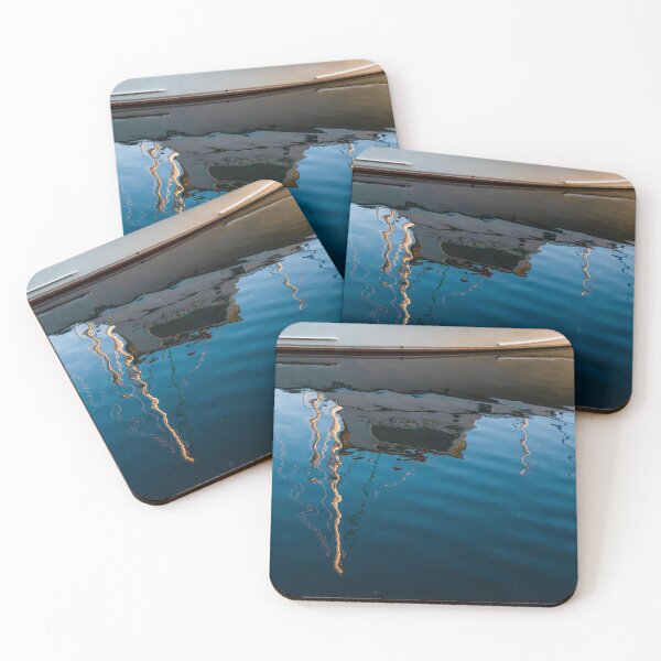 Item preview, Boat Reflecting in the Rippled Water designed and sold by jrtwynam.