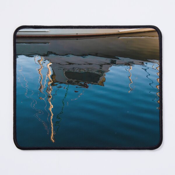 Item preview, Boat Reflecting in the Rippled Water designed and sold by jrtwynam.