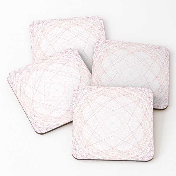 Item preview, Rectangular Pattern #6 Morph C [18578-Pinks-WB] designed and sold by LottMultimedia.