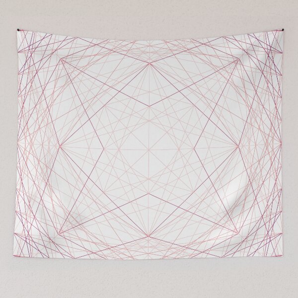 Item preview, Rectangular Pattern #6 Morph C [18578-Pinks-WB] designed and sold by LottMultimedia.