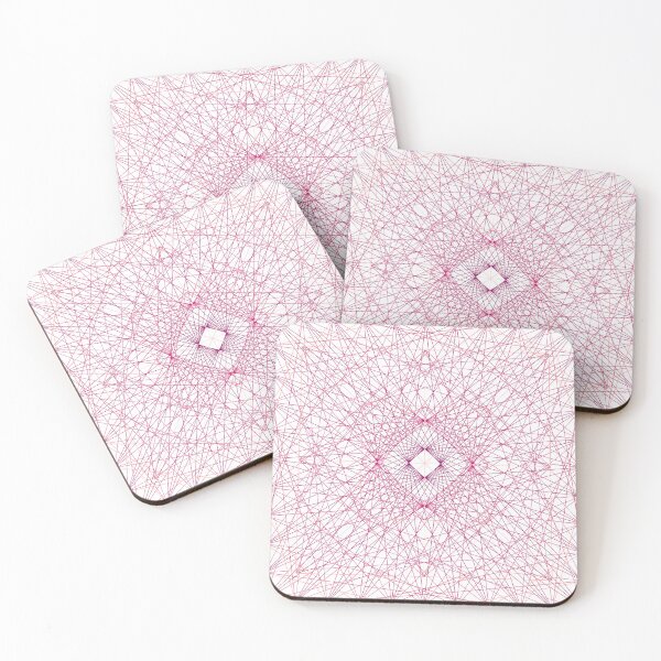 Item preview, Rectangular Pattern #6 Morph C [19378-Pinks-WB] designed and sold by LottMultimedia.