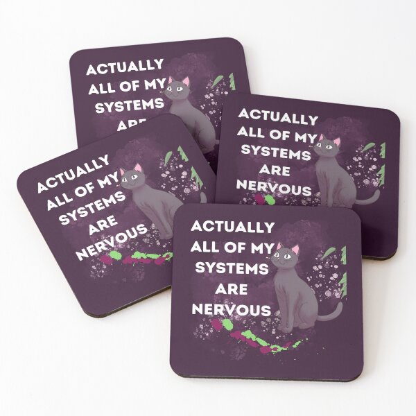 Item preview, Copy of Copy of  Actually All Of My Systems are Nervous designed and sold by Modern-Tropical.