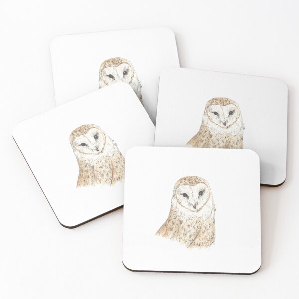 Item preview, Barn Owl Watercolour designed and sold by khookham.