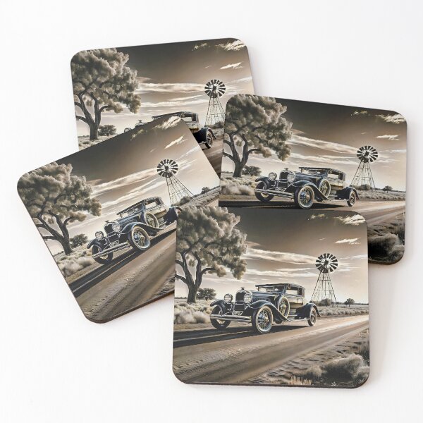 Item preview, The sunset of a Classic Car. designed and sold by PixelCraftDSG.