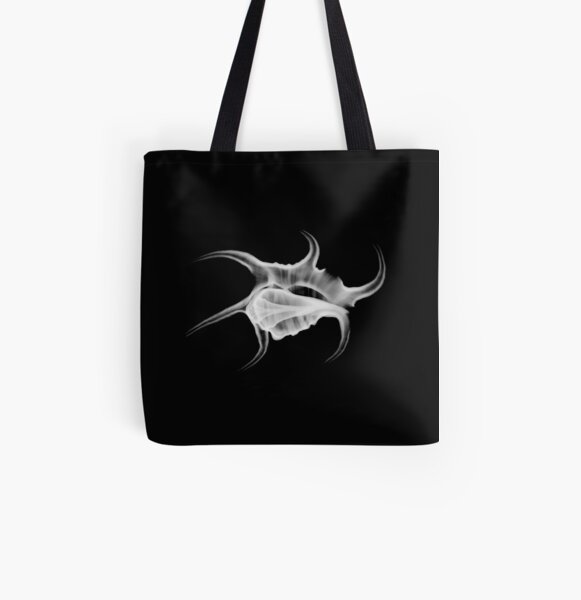 Spider Conch Shell X-Ray All Over Print Tote Bag