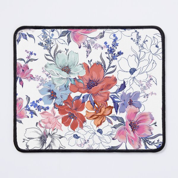 Aperçu de l'œuvre Modèle de fleurs de magnolia créée et vendue par FleurDesign.