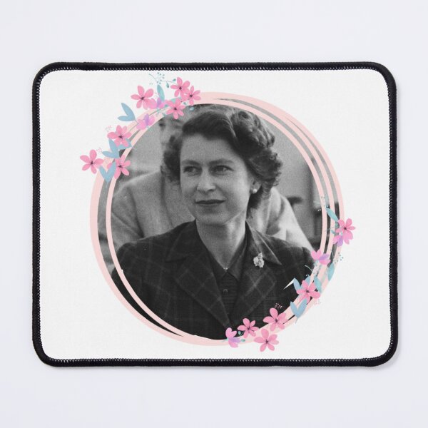 Item preview, Queen Elizabeth II floral print designed and sold by cceridwenx.