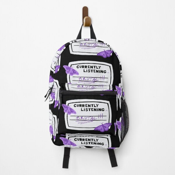 Item preview, Currently Listening to Brutal Composition Notebook Sticker designed and sold by notastranger.
