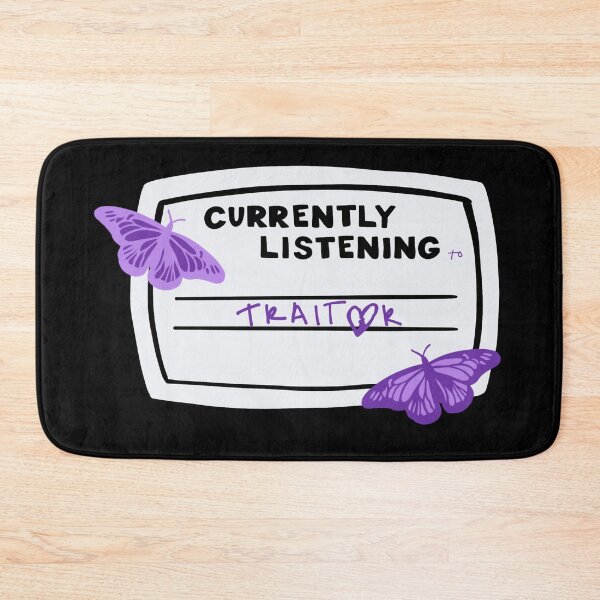 Item preview, Currently Listening to Traitor Composition Notebook Sticker designed and sold by notastranger.